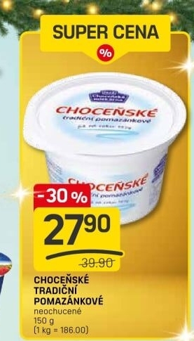 Tradiční pomazánkové Choceňské