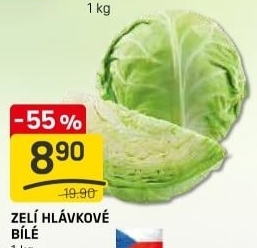 Zelí hlávkové bílé