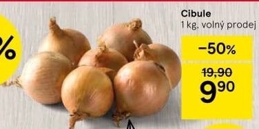 Cibule kuchyňská žlutá