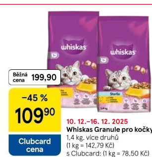 Granule pro kočky Whiskas