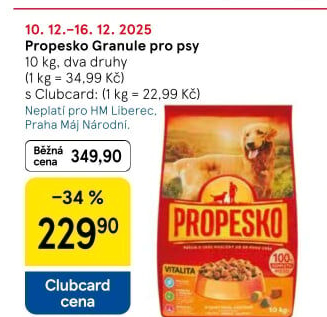 Granule pro psy Propesko