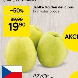 Jablka Golden Delicious