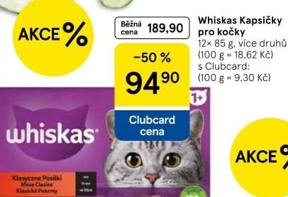 Kapsičky pro kočky Whiskas
