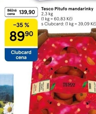 Mandarinky Tesco
