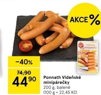 Minipárečky vídeňské Ponnath