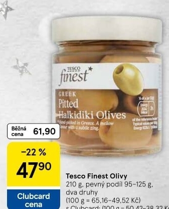Olivy Tesco Finest