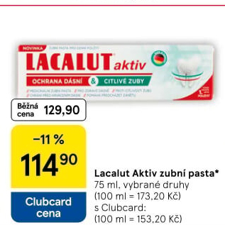 Pasta na zuby Aktiv Lacalut