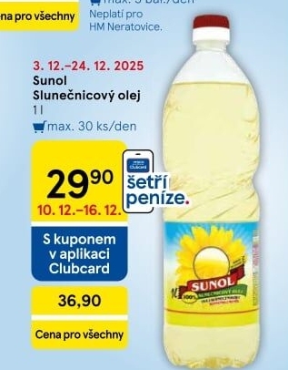 Slunečnicový olej Sunol