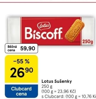 Sušenky Biscoff Lotus