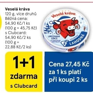 Sýr tavený Veselá kráva