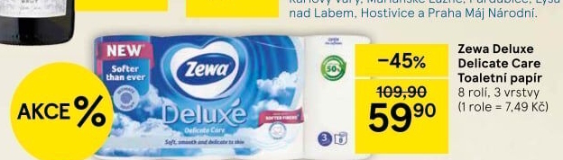 Toaletní papír 3vrstvý Deluxe Zewa