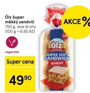 Toustový chléb Sandwich Soft Ölz