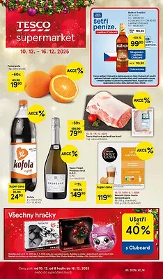 akční leták Tesco 10.12.2025-16.12.2025