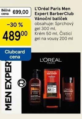 Dárková kazeta pánská Barber Club Men Expert L'