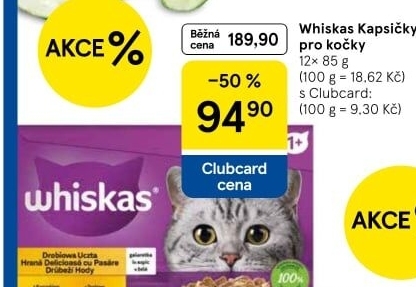 Kapsičky pro kočky Whiskas