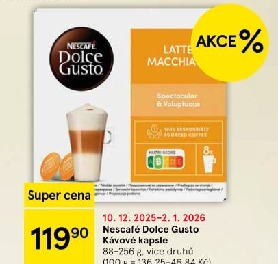 Kapsle Dolce Gusto Nescafé
