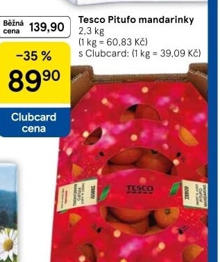 Mandarinky Tesco