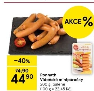 Minipárečky vídeňské Ponnath