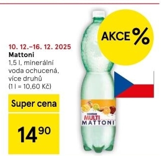 Ochucená voda Mattoni