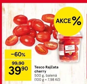 Rajčata cherry Tesco