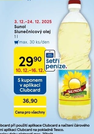 Slunečnicový olej Sunol