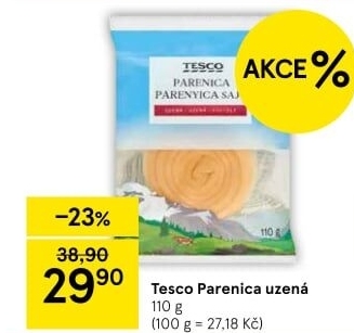 Sýr Parenica Tesco