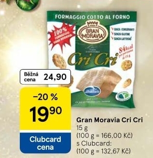 Sýr Snack Cri Cri Gran Moravia