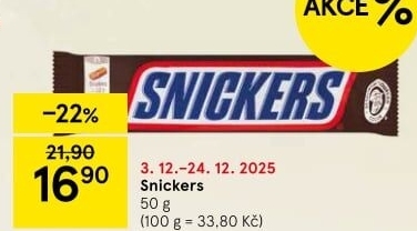 Tyčinka Snickers