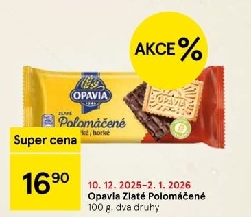 Zlaté polomáčené Opavia