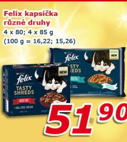Kapsičky pro kočky Felix Purina