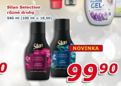 Parfém na prádlo Selection Silan