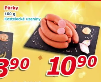 Párky Kostelecké uzeniny