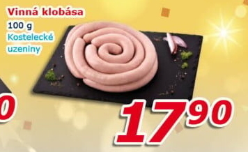 Vinná klobása Kostelecké uzeniny
