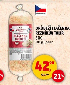 Drůbeží tlačenka Řezníkův talíř
