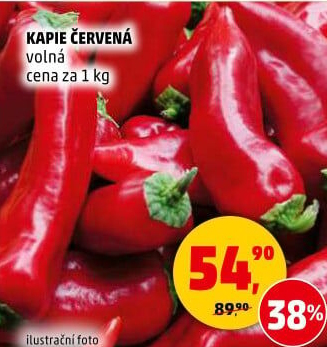Paprika červená kapie