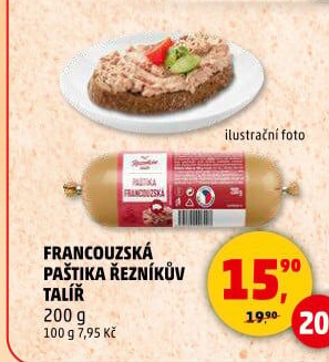 Paštika francouzská Řezníkův talíř