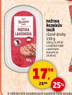Paštika Řezníkův talíř