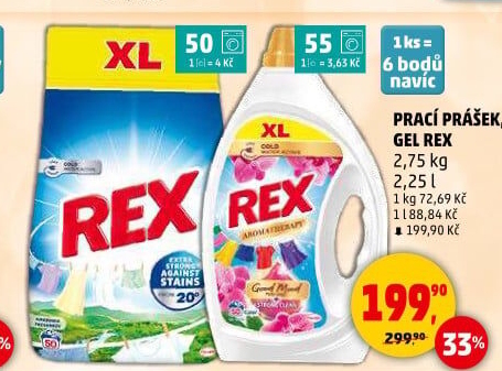 Prací prášek Rex