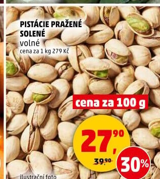 Pražené pistácie