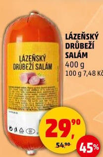 Salám drůbeží lázeňský