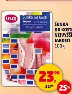 Šunka od kosti nejvyšší jakosti LE&amp