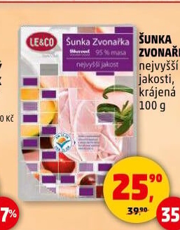 Šunka Zvonařka nejvyšší jakosti LE&amp