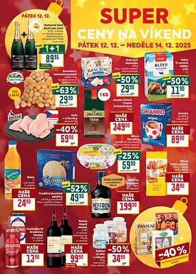 akční leták BILLA 10.12.2025-16.12.2025