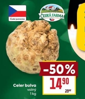 Celer bulva Česká farma