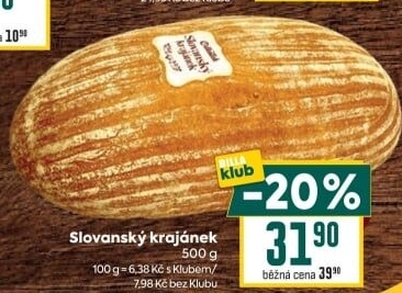 Chléb Slovanský krajánek Odkolek