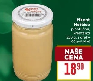 Hořčice plnotučná Pikant