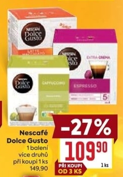 Kapsle Dolce Gusto Nescafé