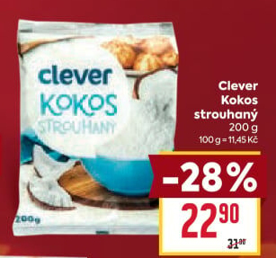 Kokos strouhaný Clever
