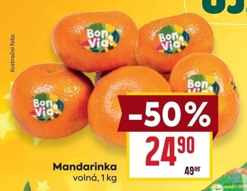 Mandarinky Billa Bonvia