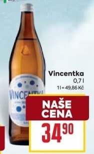 Minerální voda Vincentka
